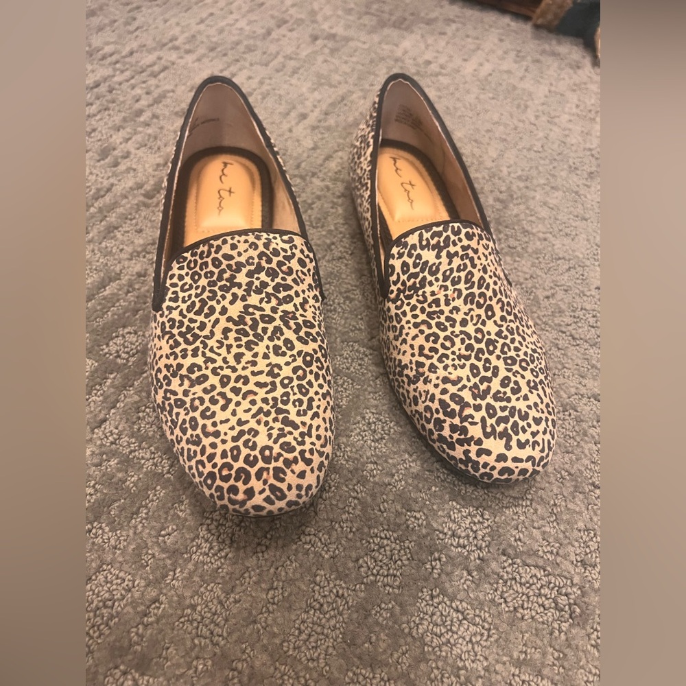 Leopard Print Flats